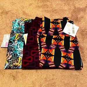 Lot of 3 NWT Lularoe Cassie Pencil Skirts Size M